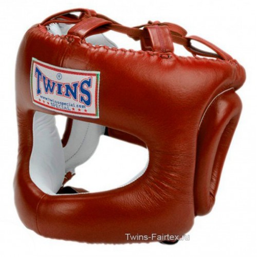 Бамперный шлем для бокса Twins Special (HGL-9 brown)